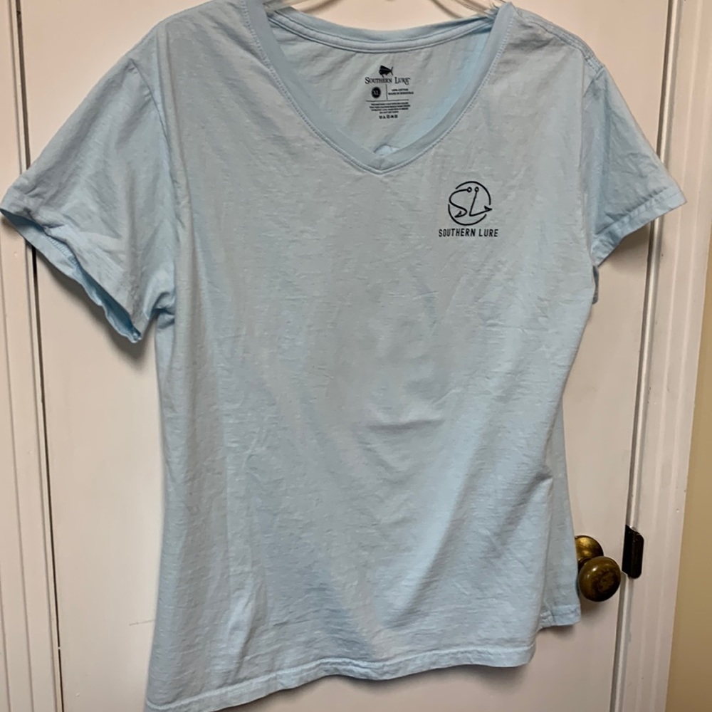 Southern Lure women’s XL light blue shirt